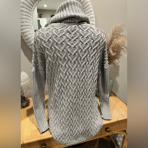 If it were me cable knit 60% cotton cowl neck sweater - Picture 2 of 5